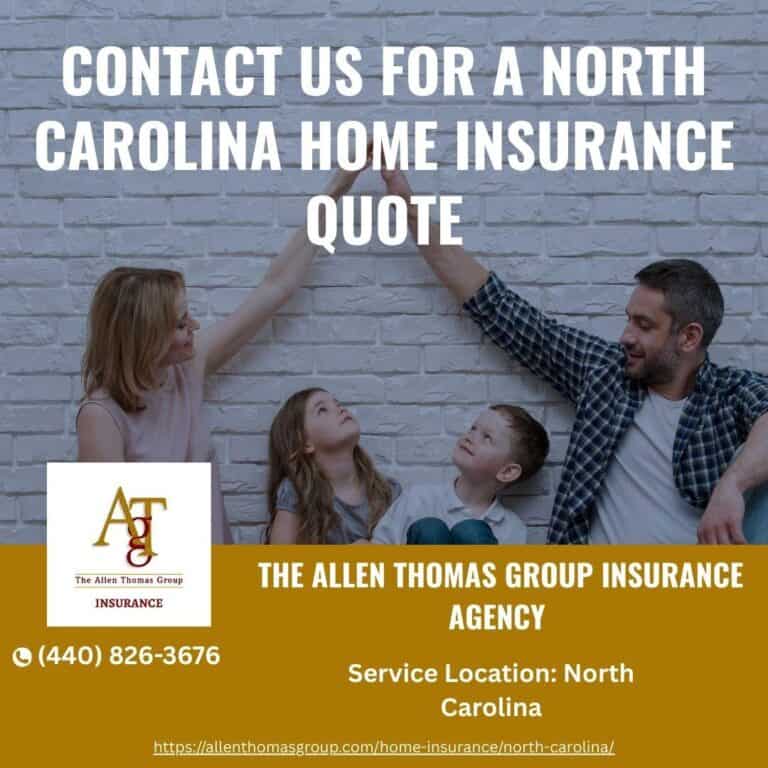 Contact us for a North Carolina Home Insurance Quote