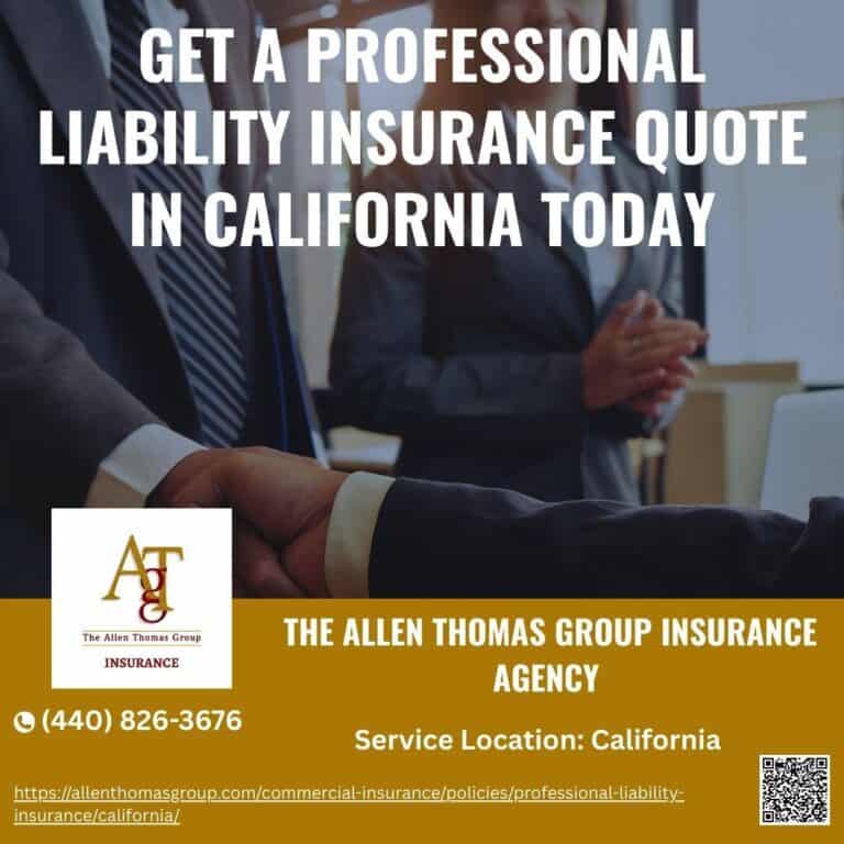 Get A Professional Liability Insurance Quote in California Today