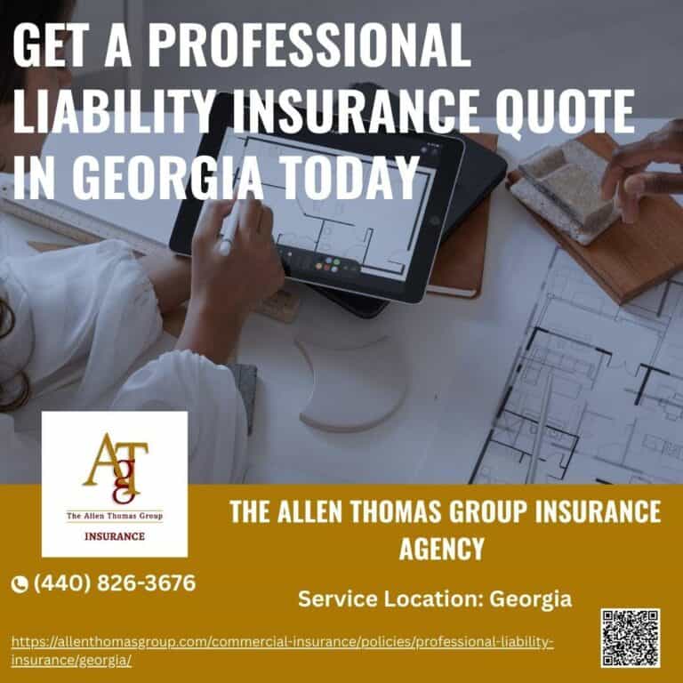 Get A Professional Liability Insurance Quote in Georgia Today