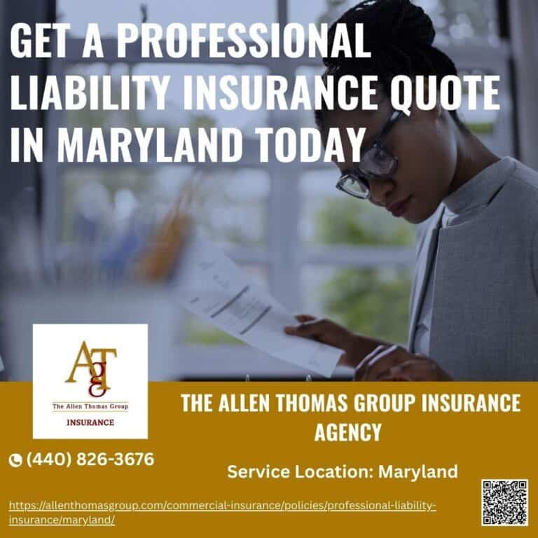 Get A Professional Liability Insurance Quote in Maryland Today