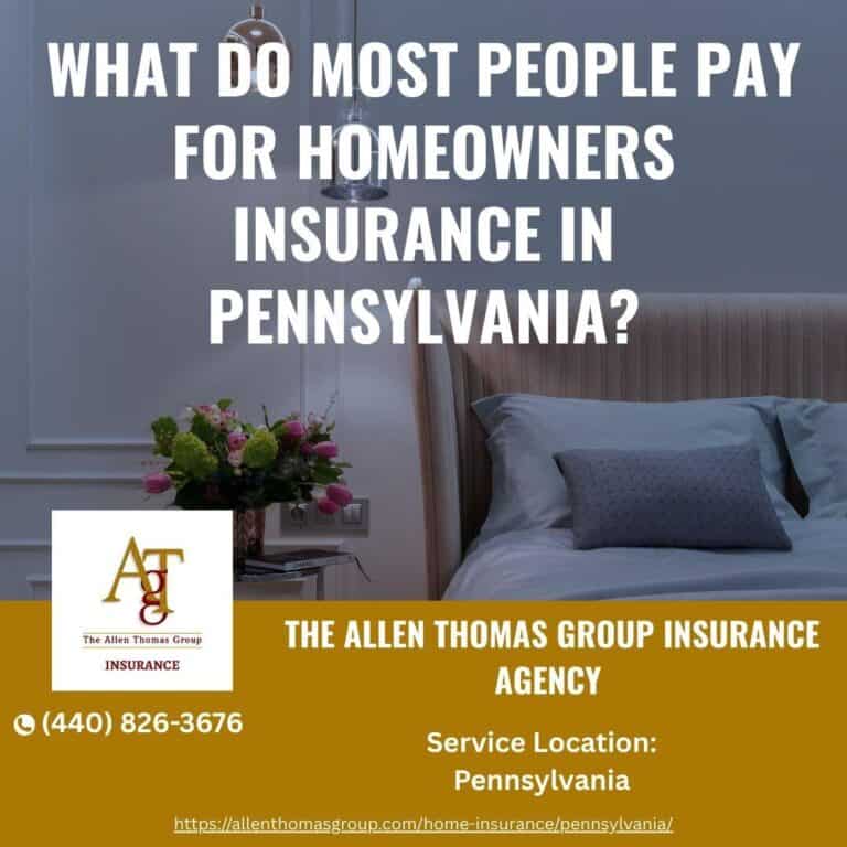What Do Most People Pay For Homeowners Insurance in Pennsylvania
