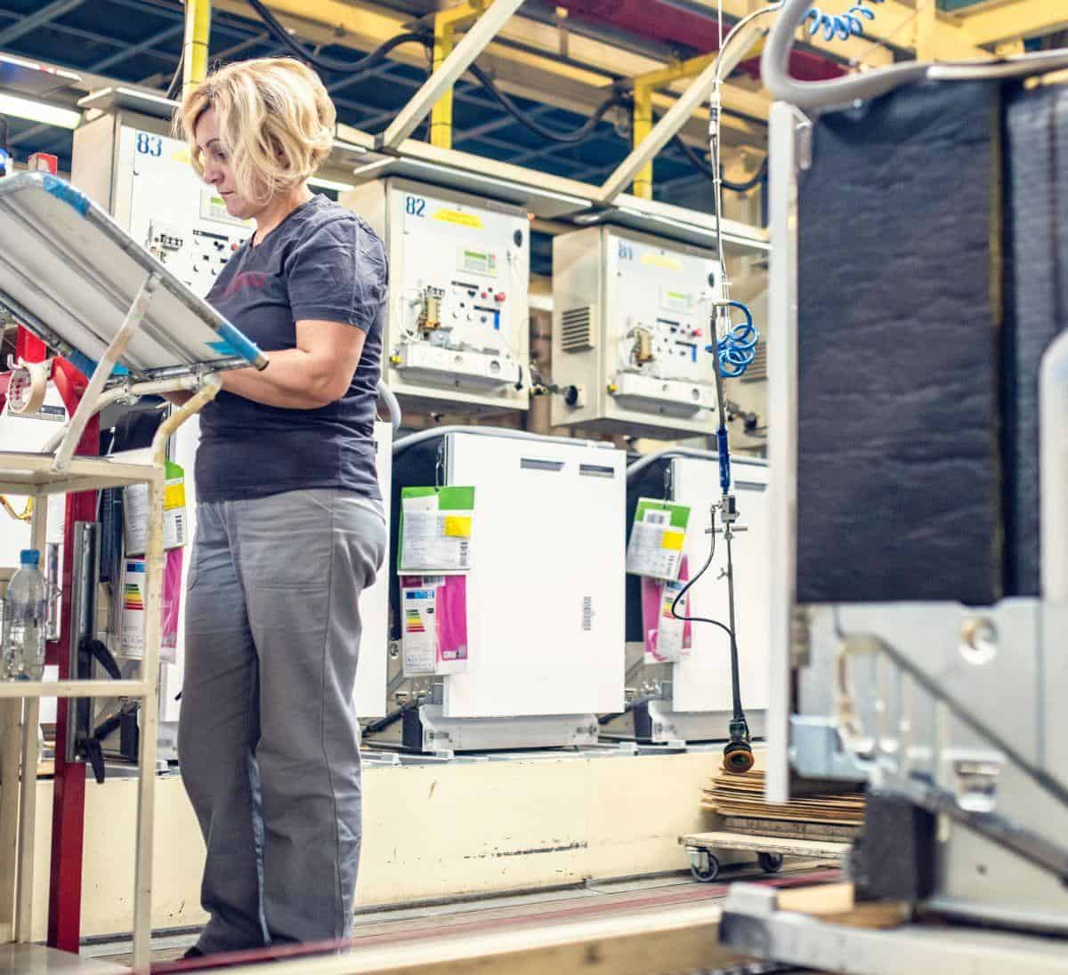 appliance manufacturing production facility with business insurance coverage