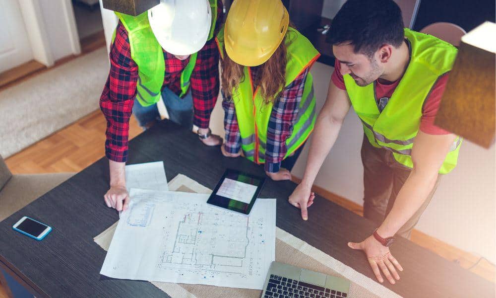 contractors at work in New York