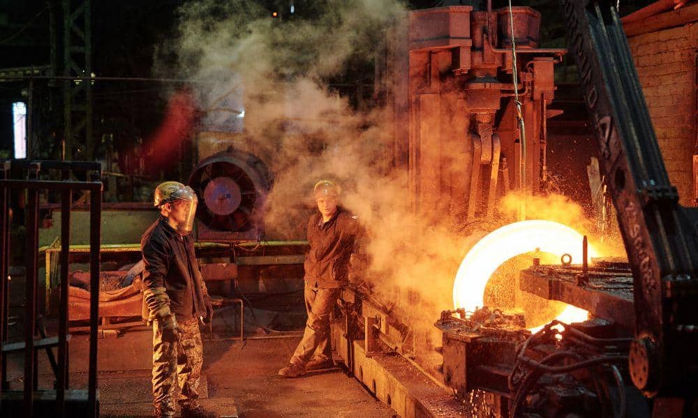 insurance agent offering tailored insurance policies for steel fabrication and the steel industry