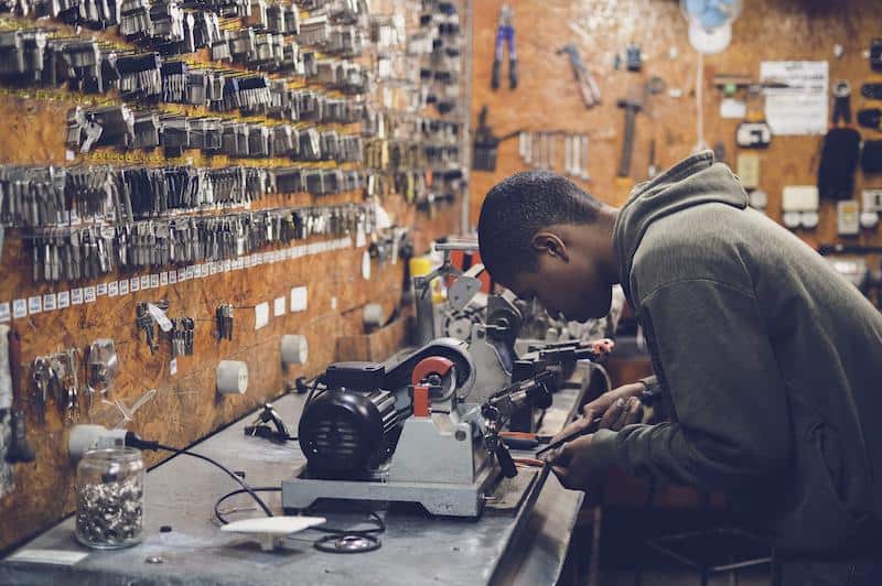 small business owners working on a project