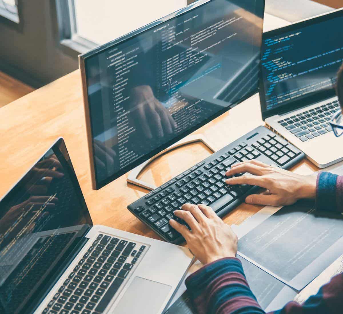 software programmer looking for product liability insurance quotes at the right cost from a local insurance agency